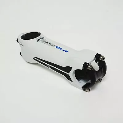 GIANT CONTACT SLR OD2 Full Carbon Bike Stem 8 Degree 31.8mm X 125mm  - White • $9.90