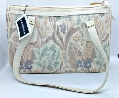 Vintage Jennifer Moore Purse Floral Design Handle Zipper  New With Tags • $24.99