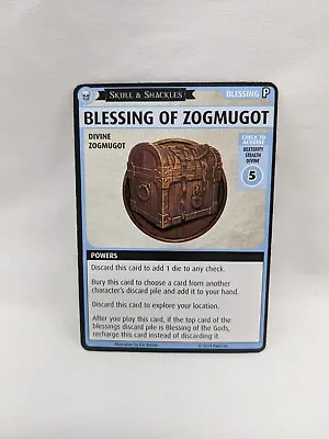 Blessing Of Zogmugot Pathfinder Adventure Card Game Promo Card • $26.99