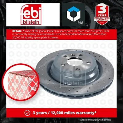2x Brake Discs Pair Vented Fits MERCEDES ML350 W166 3.0D Rear 11 To 15 330mm Set • $112.15