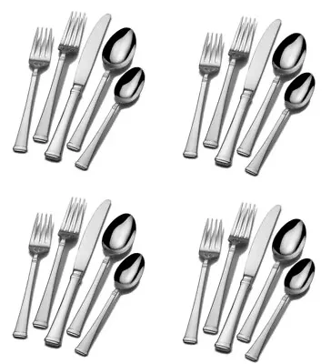 Mikasa Harmony 18/10 Stainless Steel 20pc. Flatware Set (Service For Four) New • $68.99