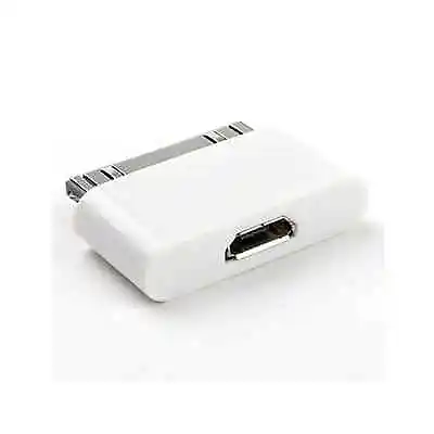 Micro USB Female To 30pin Male Adapter Dock For IPhone 4 4S 3G 3GS IPod IPad • £4.09