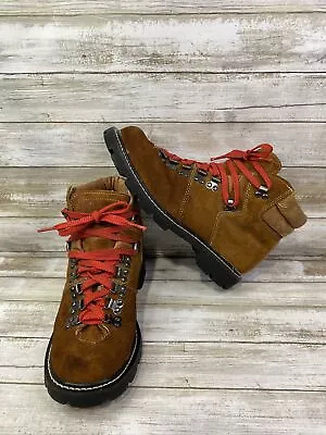 Montblanc VTG Sears Men Mountaineering Hiking Boots Suede Leather Sz 8.5 D • $68.13