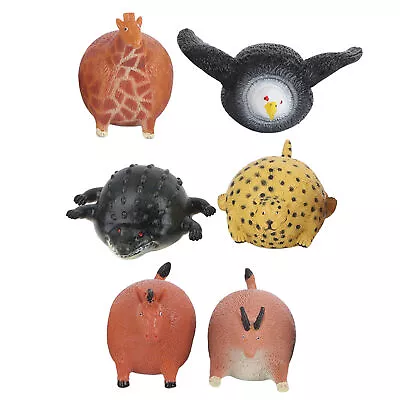Mini Animal Model Toys Set Pressure Relieve Learning Simulation Big Belly Ch 1x • £6.66