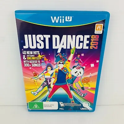 Just Dance 2018 - Nintendo Wii U Game - Tested & Working • $17.52