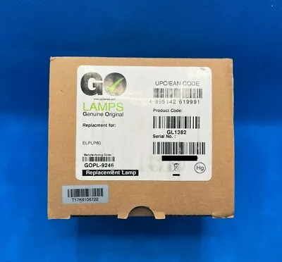 Sealed! Go Lamps Replacement Lamp Epson PowerLite 420 GL1382 V13H010L60 ✅❤️️✅❤️ • $45.99