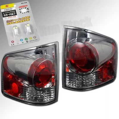 For Chevy S10 Gmc Sonoma Smoke Tail Lights + Super White License Plate Bulbs • $66.99