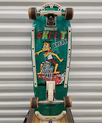 Vintage 80's VARIFLEX SPEED FREAK Complete Skateboard Art Green Rare Original • $129.99