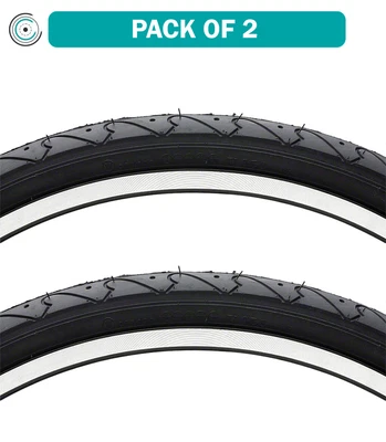 $48.36 • Buy Pack Of 2 Vee Rubber Smooth Tire 26 X 1.5 Clincher Wire Black 27tpi