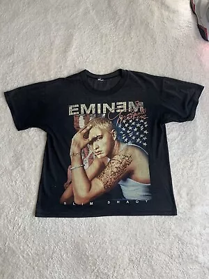 Eminem Reprint Dark Gray Men’s Sz Large Preowned Faded Tag • $11.99