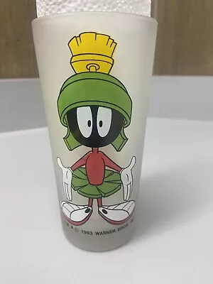 Monkeys Of Melbourne Marvin The Martian Frosted Glass Warner Bros Cartoon • $60
