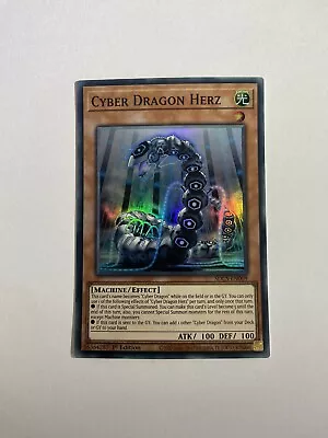 Cyber Dragon Herz MP19-EN086 / SDCS EN009 Super Rare 1st Edition YuGiOh Card • £0.99