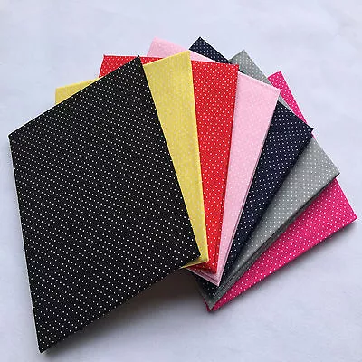 Print Fabric Precuts Fat Quarter 18  X 21  (Pin Dot)100%COTTON FABRIC  • $5