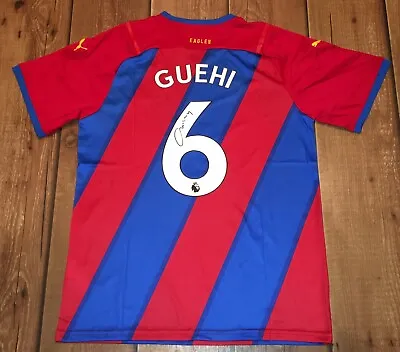 £124.99 • Buy MARC GUEHI Signed CRYSTAL PALACE FC SHIRT COA Premier League