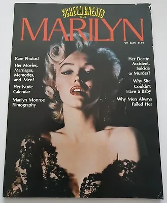 MARILYN MONROE SCREEN GREATS MAGAZINE Volume 2 Hollywood Movie Star Memorabilia  • $29