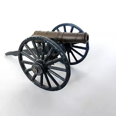 VTG Toy Cannon Die Cast Metal Military Miniature Field Artillery 5.75  X 3.5  • $19.99