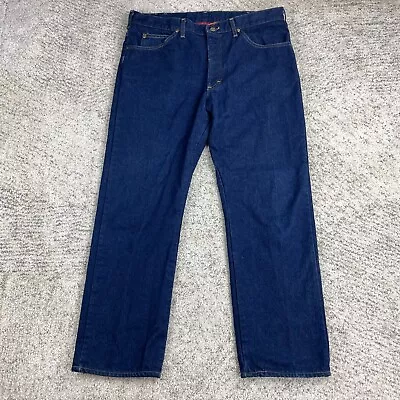 Vintage LL Bean Jeans Mens 38x30 37x30 Flannel Lined Made In USA Union Denim GUC • $48.89