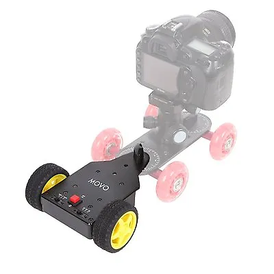 $29.95 • Buy Movo DMA100 Motorized Push Cart For Table Top Video Camera Skater Dollies