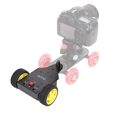 Movo DMA100 Motorized Push Cart For Table Top Video Camera Skater Dollies • $29.95