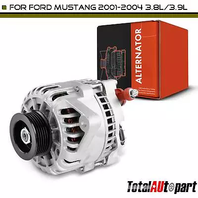 Alternator For Ford Mustang 2001-2004 V6 3.8L V6 3.9L 12V 105A/110A CW 6 Groove • $99.99