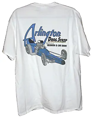 Vintage NHRA Racing T-Shirt Arlington WA Drag Strip Reunion Dragster Graphics XL • $19.95