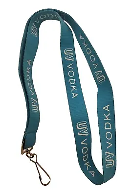 UV Vodka Promo LANYARD For ID Key Keys Badge Holder Necklace Blue White 15.5  L • $12.98