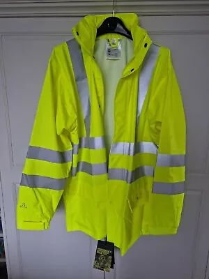 ELKA OffShore Dry Zone Fluorescent Work Jacket Size Large Bnwt  • £26