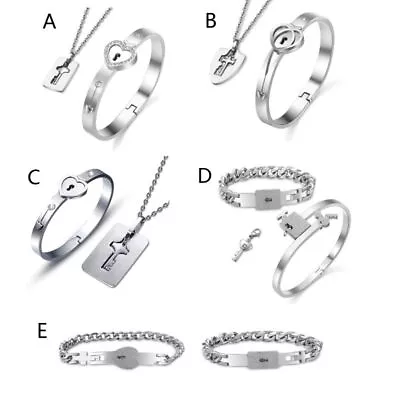 Fashion Locomotive Style Women Men Jewelry Sets For Women Necklace Bracelet • $21.78