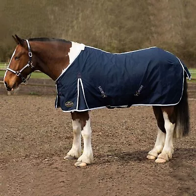 SUMMER SHEET | Gallop Cooler Travel Rug  Deep Fit Show Sheet 4ft9 - 7ft NAVY • £24.95