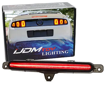 Smoked Lens Full LED Trunk Lid/Spoiler Third Brake Light For 2010-2014 Mustang • $59.39