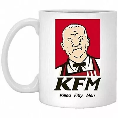 Hill KFM Killed Fitty Men Mug 11 Oz. White Mug Cup • $16.99