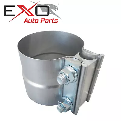 2 3/4  2.75  Inch Aluminised Stepped Lap Clamp Flex Tube Pipe Exhaust Muffler • $27.50