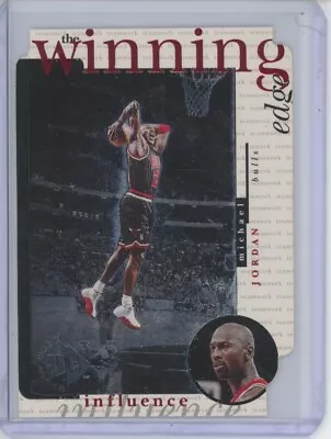 Michael Jordan 1997-98 Ud Upper Deck Ud3 The Winning Edge Die-cut Insert Bulls • $39.99