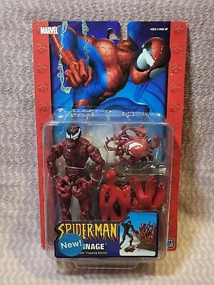 £39.98 • Buy 2004 Marvel Spider-Man - CARNAGE - Action Figure With Spider Trapping Action!