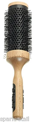 Kent LARGE Radial CERAMIC Hair BRUSH Round Wooden Blow Drying Hairbrush PF13 • £13.77