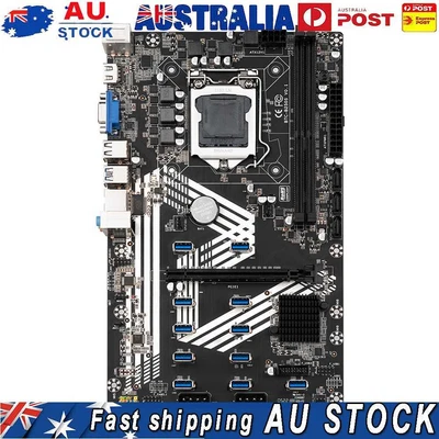 B250S Mining Motherboard 11x USB 3.0 To PCI-E X16 Computer ETH Miner Mainboard • $175.49