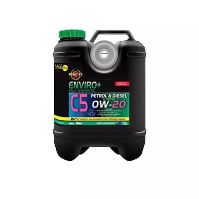 Penrite ENVIRO+ C5 0W20 Full Synthetic Engine Oil 10L EPLUSC5010 • $168.58