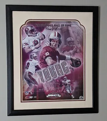 Framed Steve Young San Francisco 49ers Signed 16x20 Photo Mounted Memories COA • $150