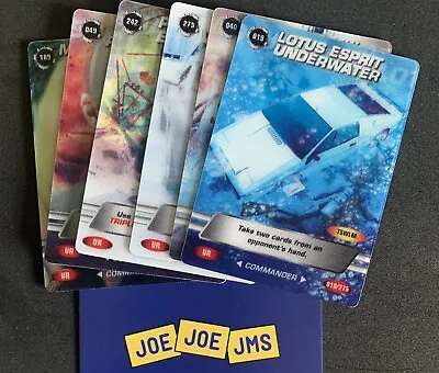 £9.99 • Buy 2008 James Bond 007 Commander Spy Cards Complete Ultra Rare Set