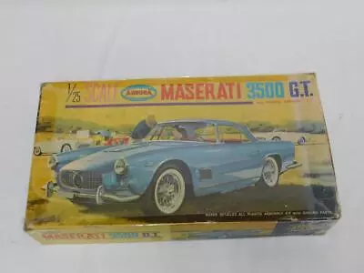 1/25 Aurora Italian Maserati 3500 GT Coupe Classic Car Plastic Model Kit 564198 • $65.99