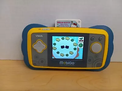 Vtech Mobigo Touch Learning System 80-200700 W/ Hello KITTY Day Game Tested • $30