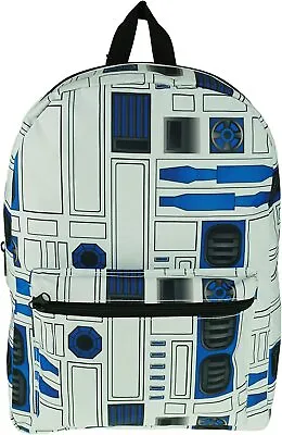 Star Wars R2-D2 Droid Allover Print Large Backpack 16” Official Licensed R2D2 • $31.91