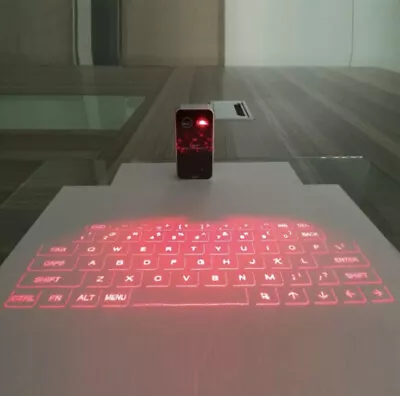 💥Bluetooth Laser Projection Virtual Keyboard Open Box Tested! Matt Black • $39