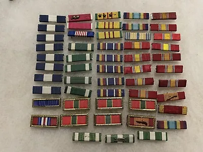 US Vietnam & Cold War USMC/Army/ Navy Campaign Valor Medal Ribbons Lot - Pins • $44.99