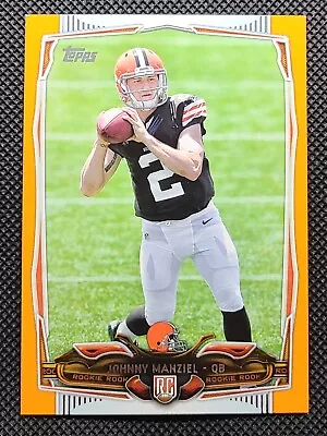 2014 Topps Johnny Manziel Factory Set Orange /96 Rookie #429 BROWNS RC • $9.99