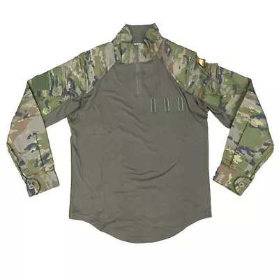 Genuine Spanish Army UBACS Light Combat Shirt Digital Camo Boscosa Pixelada NEW • £18.95