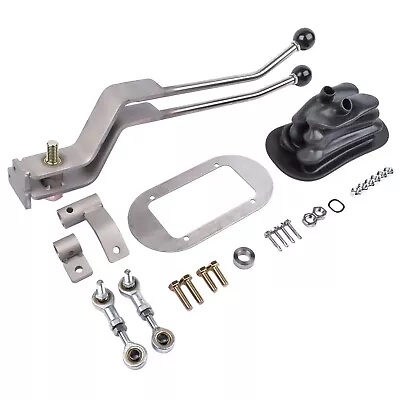 For GM NP205 8-Bolt Stainless Twin-Stick Transfer Case Shifter W/ Boot NP205GM8 • $120