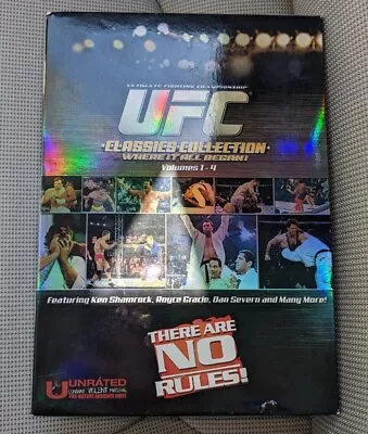 UFC Classics Collection Where It All Began! Volumes 1-4 DVD Set  Pre-owned • $19.99