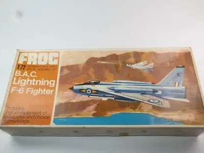 FROG Model Aircraft Kit F266 1/72 BAC Lightning F-6 Orange Series 1960s • £17.99