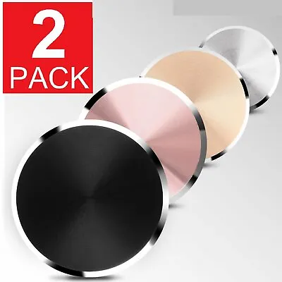 2-Pack Metal Plate Adhesive Sticker Replace For Magnetic Car Mount Phone Holder • $2.59